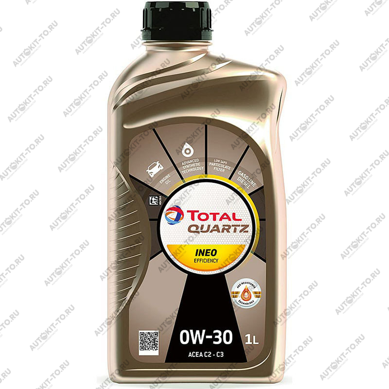 Масло моторное Total Quartz INEO EFFICEN 0W30 12B1L