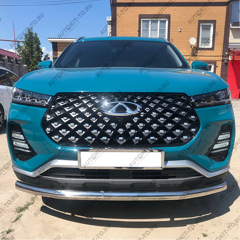 Защита переднего бампера CHERY Tiggo 7 Pro 2021